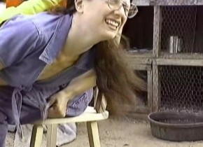Disciplined Down on the Farm - Spanked and Shaved, Scene 1